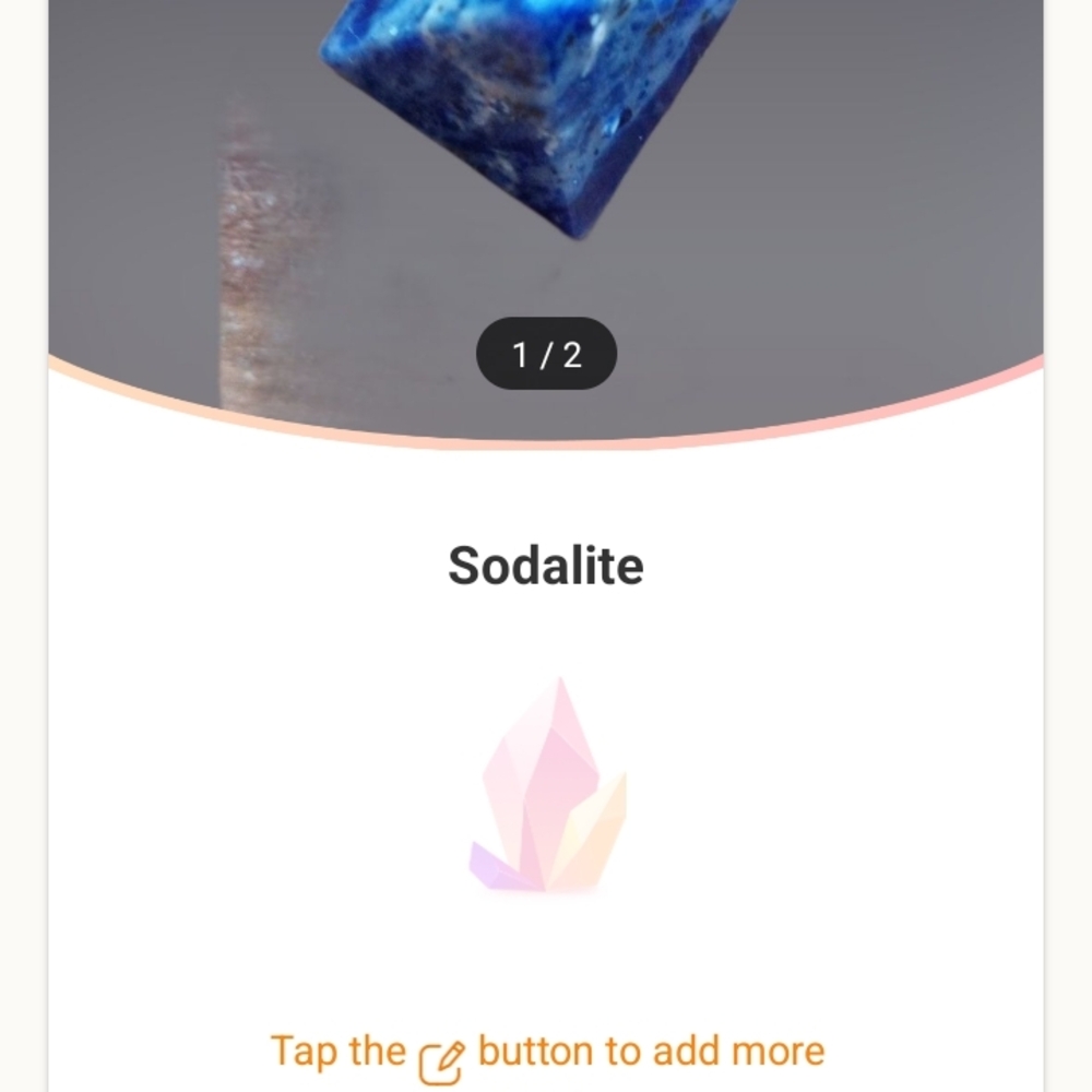 Blue Sodalite Crystal